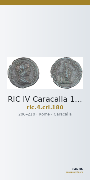 RIC IV Caracalla 180 — CANOA