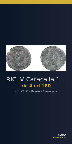 RIC IV Caracalla 180 — CANOA