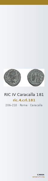 RIC IV Caracalla 181 — CANOA
