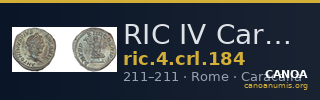 RIC IV Caracalla 184 — CANOA