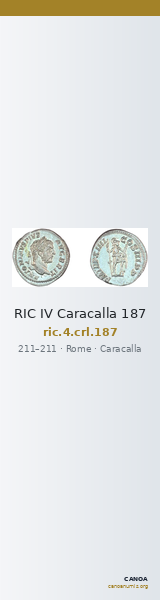 RIC IV Caracalla 187 — CANOA