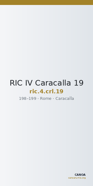 RIC IV Caracalla 19 — CANOA