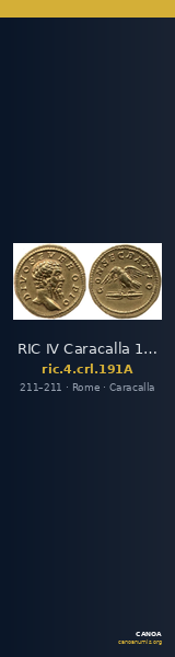 RIC IV Caracalla 191A — CANOA