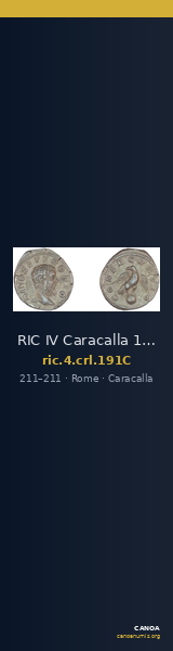 RIC IV Caracalla 191C — CANOA