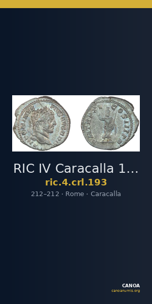 RIC IV Caracalla 193 — CANOA