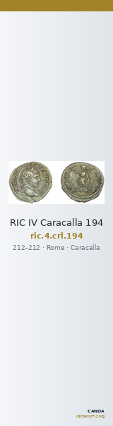 RIC IV Caracalla 194 — CANOA