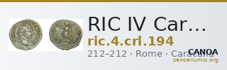 RIC IV Caracalla 194 — CANOA