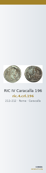 RIC IV Caracalla 196 — CANOA