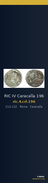 RIC IV Caracalla 196 — CANOA