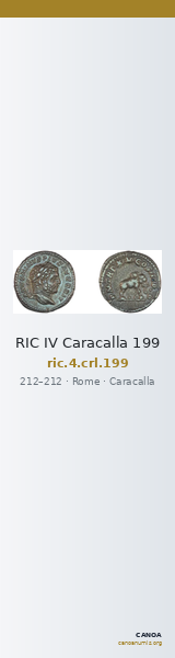 RIC IV Caracalla 199 — CANOA