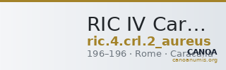 RIC IV Caracalla 2 (aureus) — CANOA