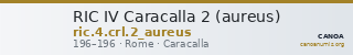 RIC IV Caracalla 2 (aureus) — CANOA