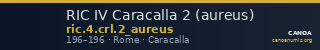 RIC IV Caracalla 2 (aureus) — CANOA