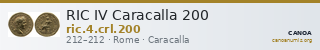 RIC IV Caracalla 200 — CANOA