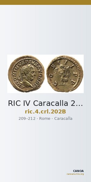 RIC IV Caracalla 202B — CANOA