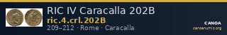 RIC IV Caracalla 202B — CANOA
