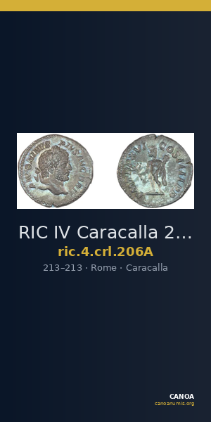RIC IV Caracalla 206A — CANOA