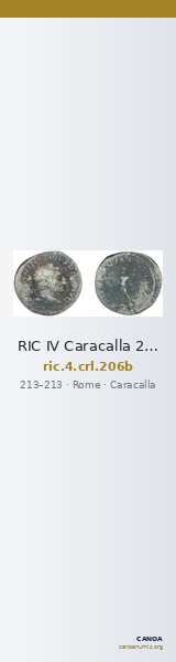 RIC IV Caracalla 206b — CANOA