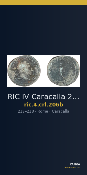 RIC IV Caracalla 206b — CANOA