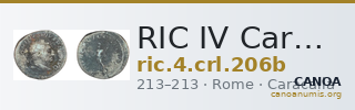 RIC IV Caracalla 206b — CANOA