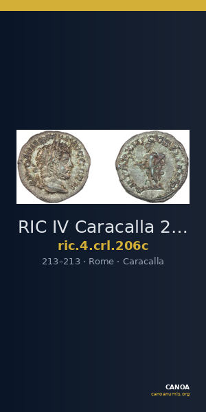 RIC IV Caracalla 206c — CANOA