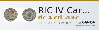 RIC IV Caracalla 206c — CANOA