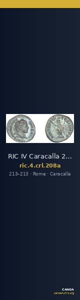 RIC IV Caracalla 208a — CANOA