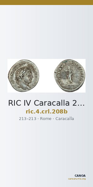RIC IV Caracalla 208b — CANOA