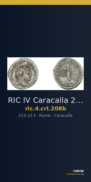 RIC IV Caracalla 208b — CANOA