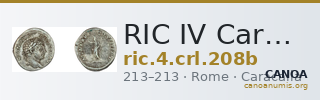 RIC IV Caracalla 208b — CANOA