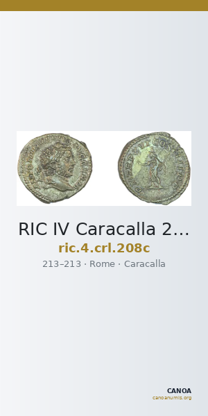 RIC IV Caracalla 208c — CANOA