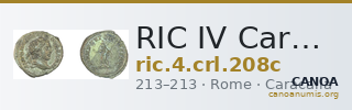 RIC IV Caracalla 208c — CANOA