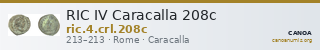 RIC IV Caracalla 208c — CANOA