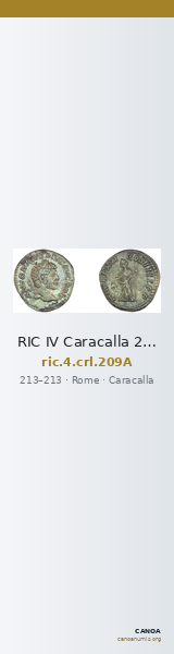 RIC IV Caracalla 209A — CANOA