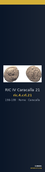 RIC IV Caracalla 21 — CANOA