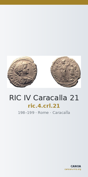 RIC IV Caracalla 21 — CANOA