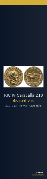 RIC IV Caracalla 210 — CANOA