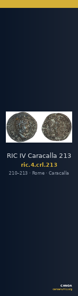 RIC IV Caracalla 213 — CANOA