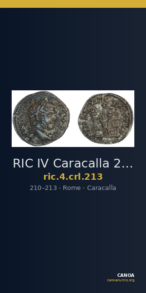 RIC IV Caracalla 213 — CANOA