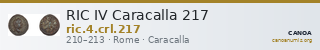 RIC IV Caracalla 217 — CANOA