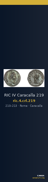 RIC IV Caracalla 219 — CANOA