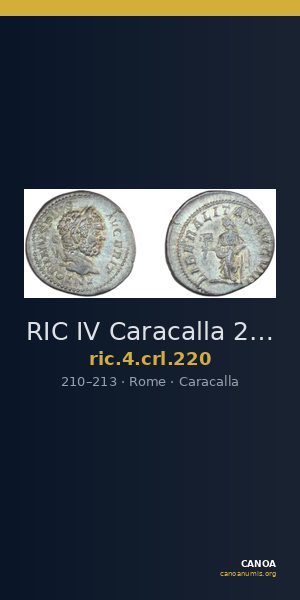 RIC IV Caracalla 220 — CANOA