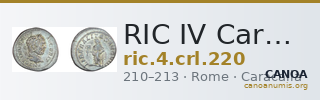 RIC IV Caracalla 220 — CANOA