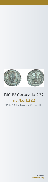 RIC IV Caracalla 222 — CANOA