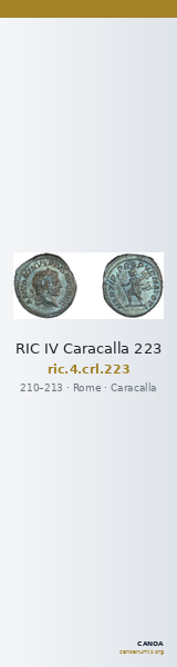 RIC IV Caracalla 223 — CANOA