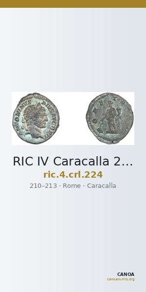 RIC IV Caracalla 224 — CANOA