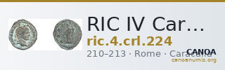 RIC IV Caracalla 224 — CANOA