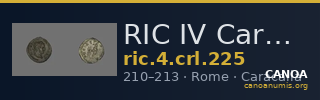 RIC IV Caracalla 225 — CANOA