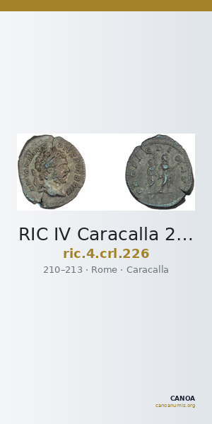 RIC IV Caracalla 226 — CANOA