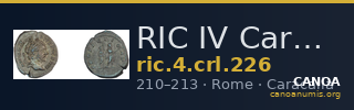 RIC IV Caracalla 226 — CANOA